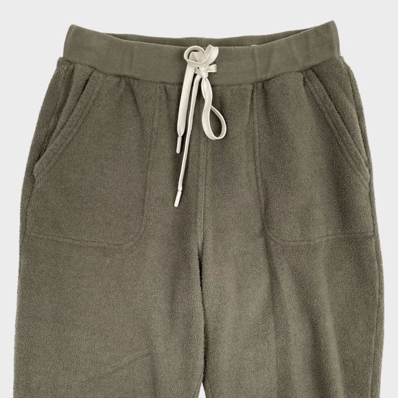 Outerknown Hightide Towel Soft Sweatpants in Forest Green Women's Size XS - Picture 2 of 12